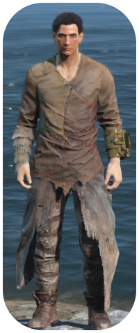 Child of Atom Short Brown Rags Image