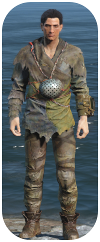 Child of Atom Short Green Rags Image