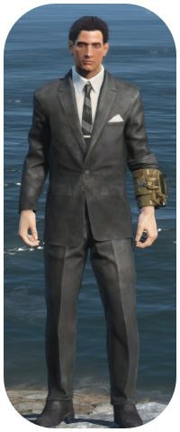 Fallout 4 Clean Black Suit