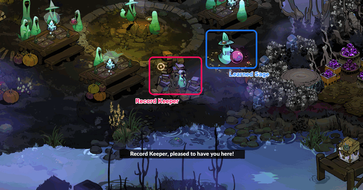 Hades 2 - Record Keeper and Learned Sage