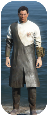 Dirty Black Institute Division Head Coat Image