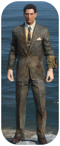 Dirty Black Suit Image