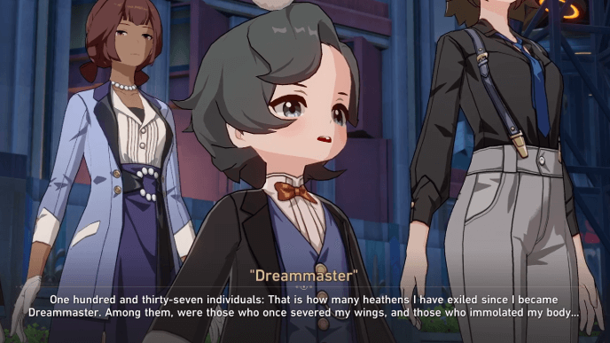 Honkai Star Rail - Gopher Wood Talking to Acheron via The Family