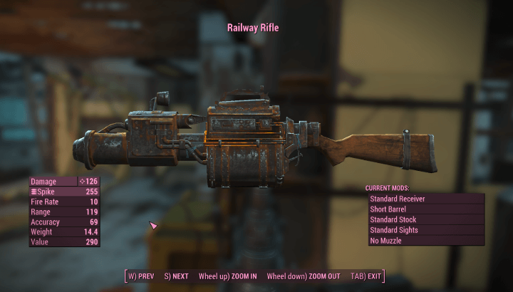 Fallout 4 - Railway Rifle