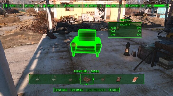 Fallout 4 - Craft Chair