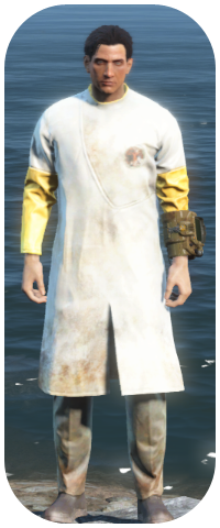 Dirty Yellow Institute Lab Coat Image