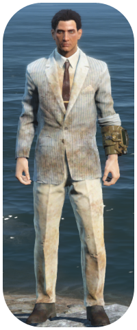 Dirty Striped Suit Image