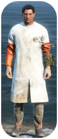 Dirty Orange Institute Lab Coat Image