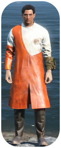 Dirty Orange Institute Division Head Coat Image