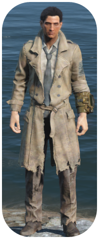 Faded Trench Coat Image