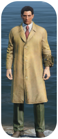 Yellow Trench Coat Image