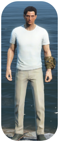 T-Shirt and Slacks Image