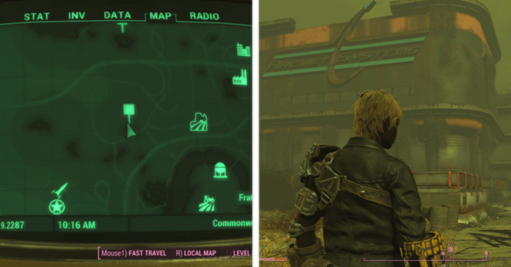 Fallout 4 - Arcjet Systems Map