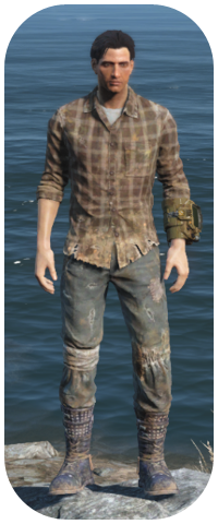 Flannel Shirt and Jeans Image