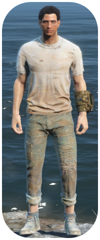 Undershirt and Jeans Image