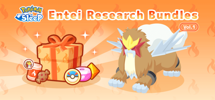 Pokemon Sleep - Entei Research Bundles Vol. 1