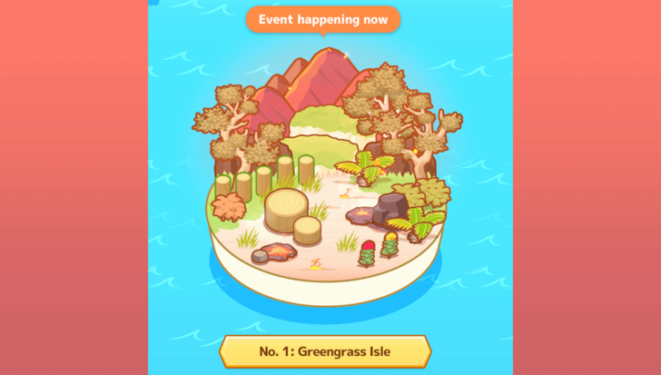 Pokemon Sleep - Entei Research on Greengrass Isle