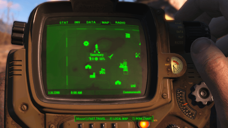 Fallout 4 - Chemistry Station - Sanctuary Hills Map