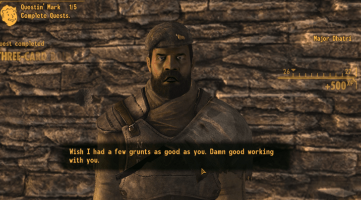 6 Return to Major Dhatri - Three Card Bounty