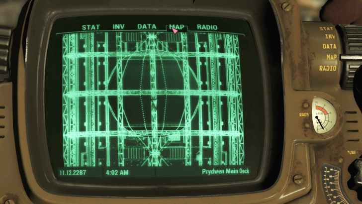 Fallout 4 - Prydwen Cafeteria Map