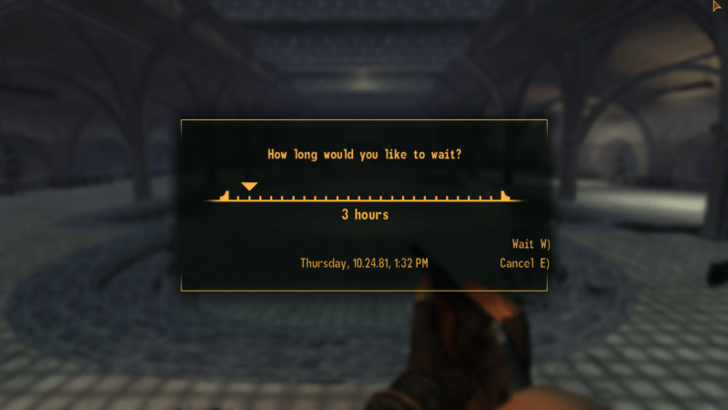 Fallout New Vegas - Wait in the Bath