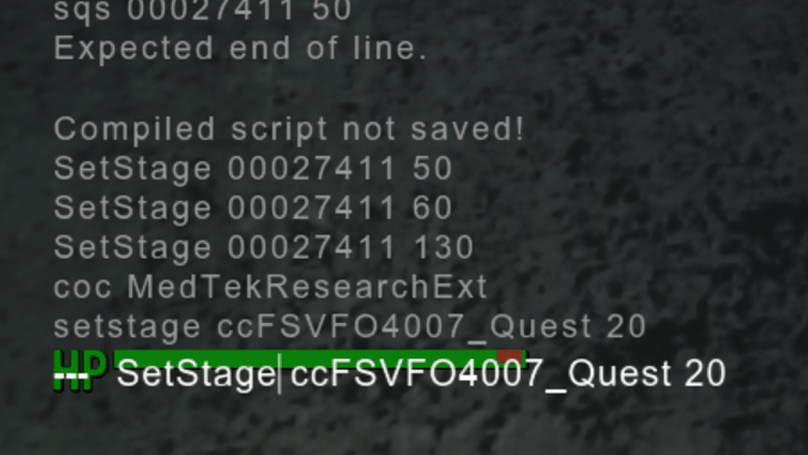 Fallout 4 - Console Command for All Hallows Eve Quest