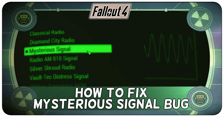 Fallout 4 - How to Fix Mysterious Signal Bug