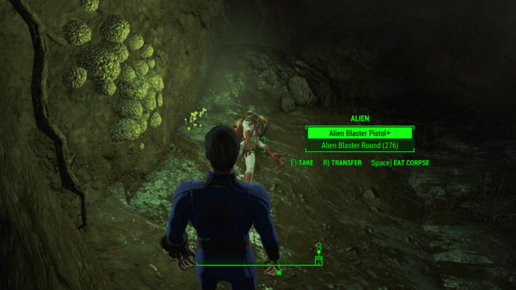 Fallout 4 - Alien Inside the Cave