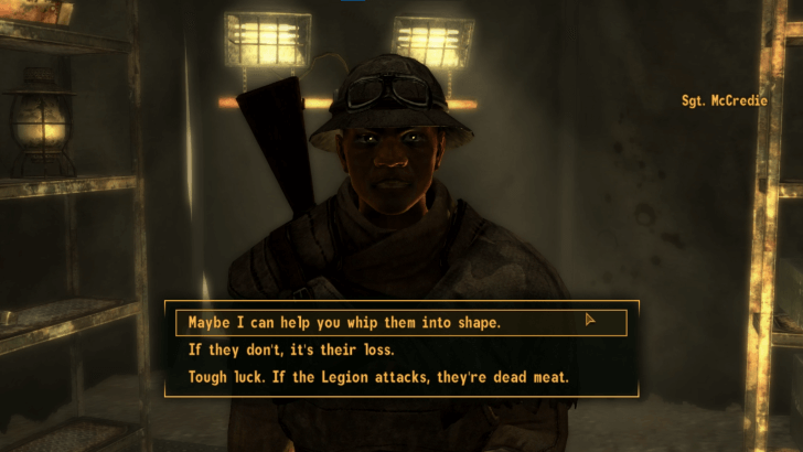 Fallout New Vegas - Talk to McCredie