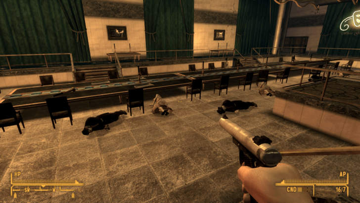 Fallout New Vegas - Unconscious White Gloves