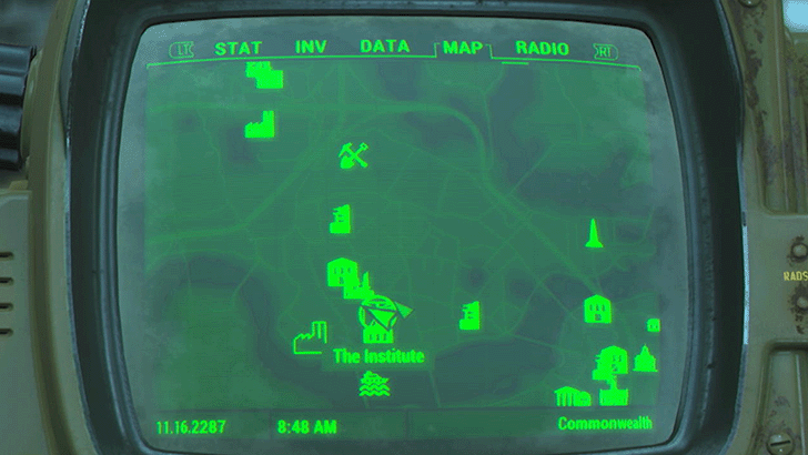 Fallout 4 - The Institute Location