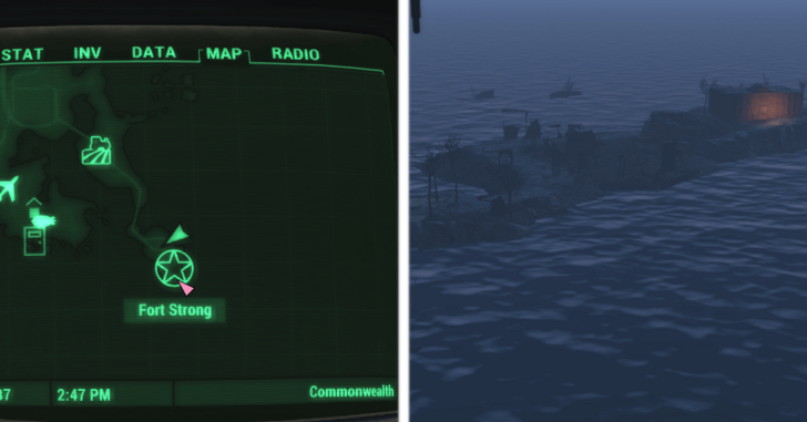 Fallout 4 - Fort Strong Location