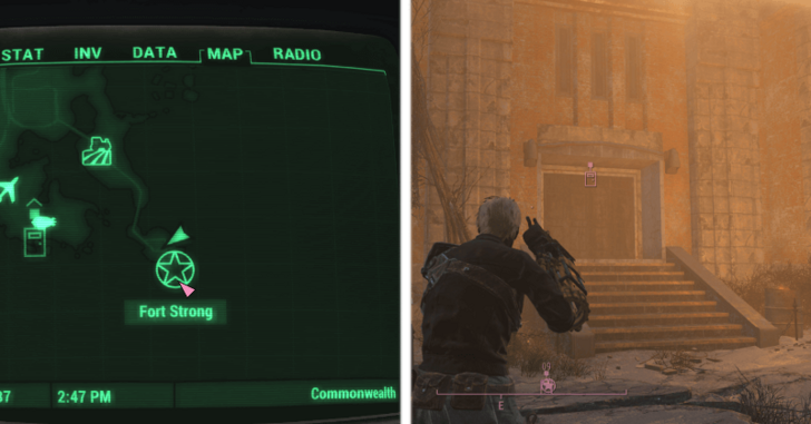Fallout 4 - Fort Strong Armory Location