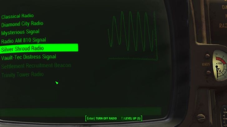 Fallout 4 - Silver Shroud Radio