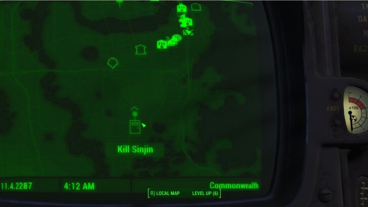 Fallout 4 - Kill Sinjin map
