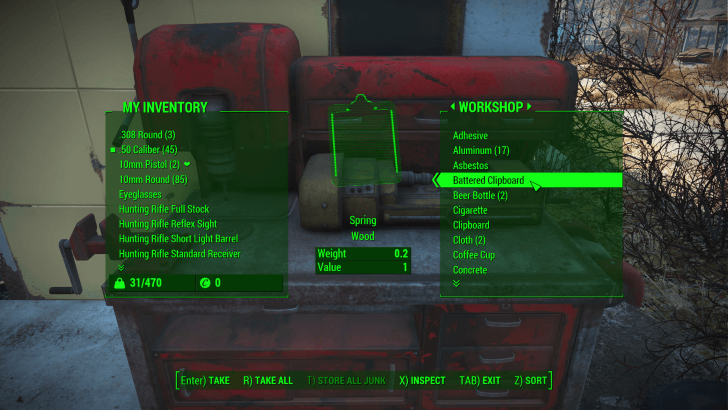 Fallout 4 - Generate Scrap