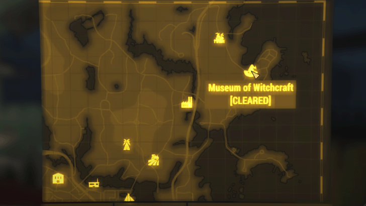 Fallout 4 - Museum of Witchcraft Location