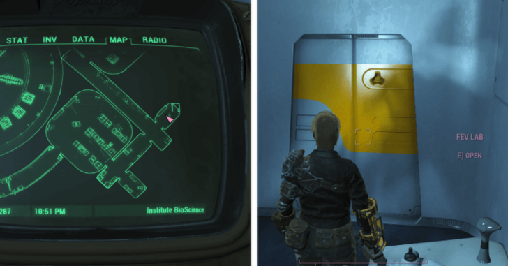 Fallout 4 - FEV Lab Location Entrance