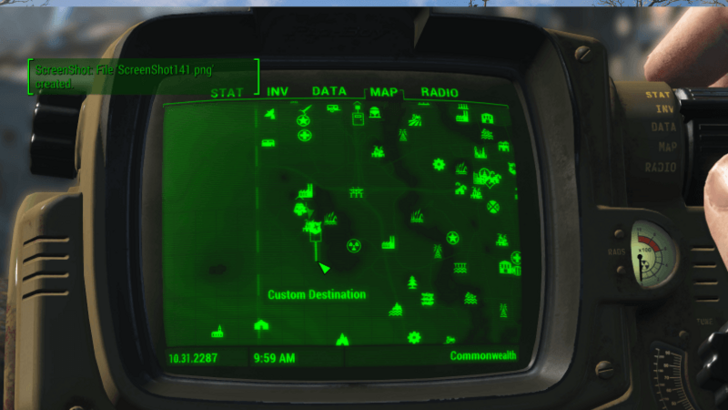 Fallout - X-01 Power Armor (Natick Banks Military Checkpoint) Location