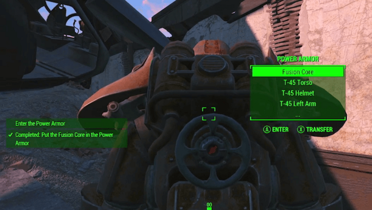 Fallout - T-45 Power Armor (Museum of Freedom) Location