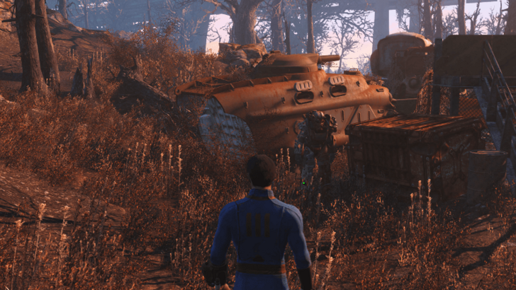 Fallout - Power Armor (North of Mass Pike Interchange) Location