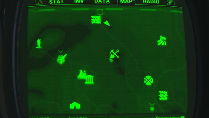 Fallout - Power Armor (Near Robotics Disposal Ground) Location