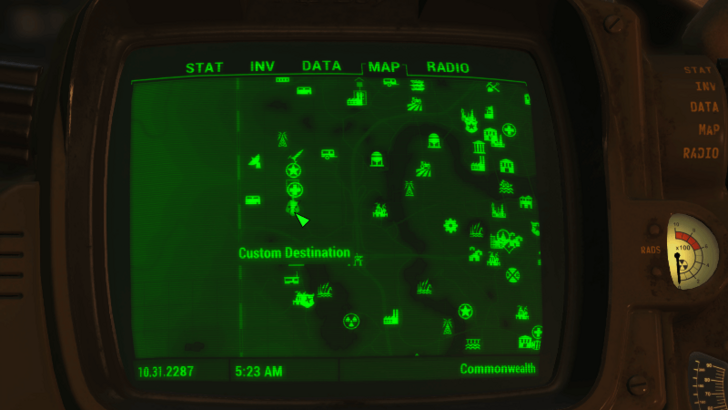 Fallout - Power Armor (South of Greater Mass Blood Clinic) Location