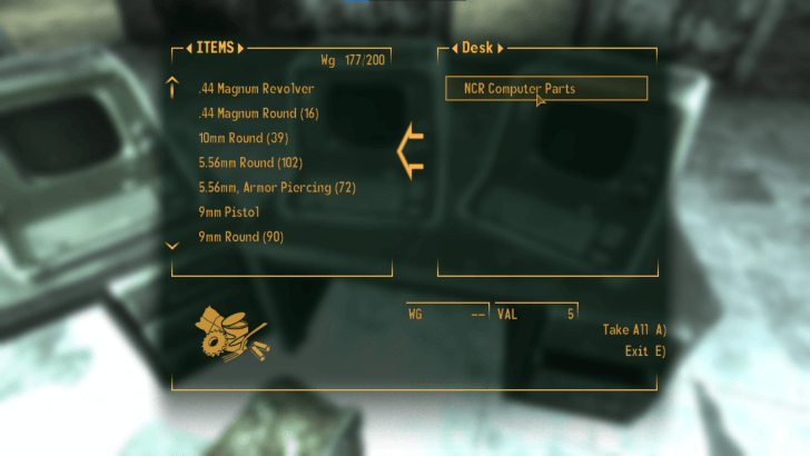 Fallout New Vegas - Computer Parts Police Station