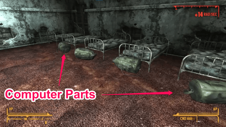 Fallout New Vegas - Computer Parts Fire station