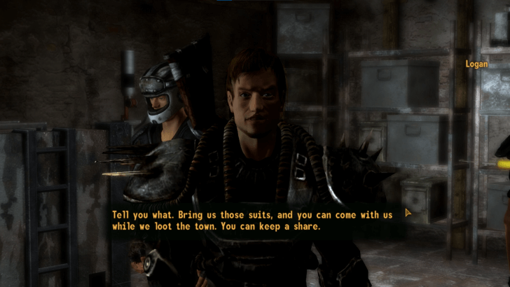 Fallout New Vegas - Talk to Logan