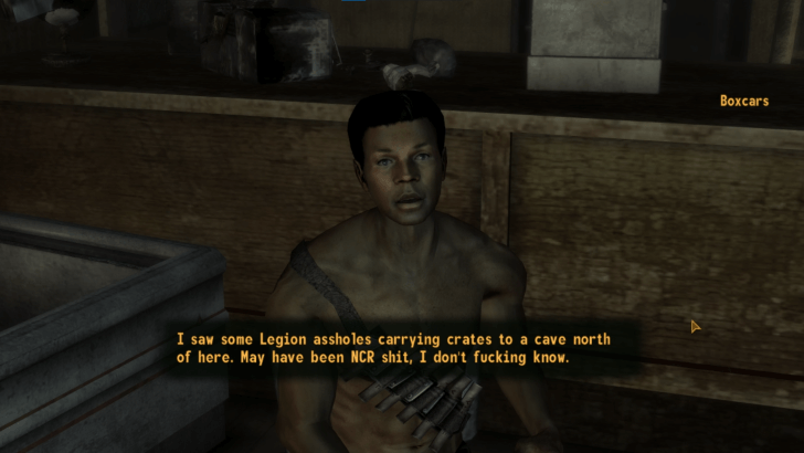 Fallout New Vegas - Speak to Boxcars