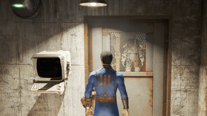 Fallout - X-01 Power Armor (National Guard Armory) Location