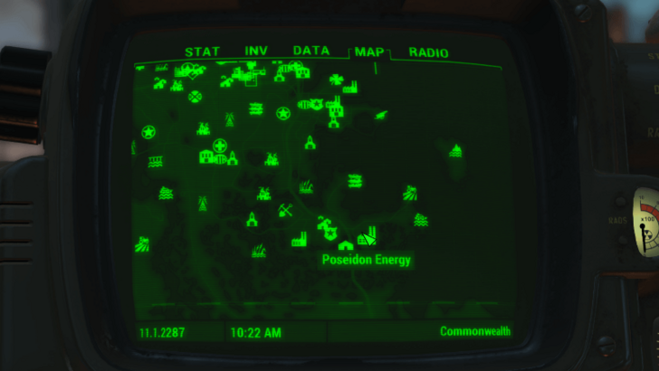 Fallout - Power Armor (Poseidon Energy) Location
