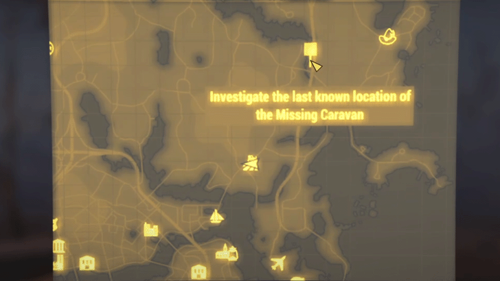 Fallout 4 - Missing Caravan Location